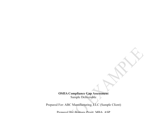 review your osha programs and identify compliance gaps